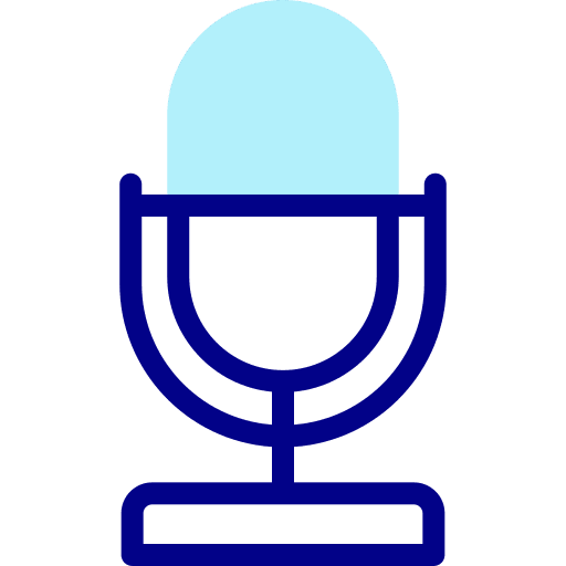 Microphone vintage sound microphone icon