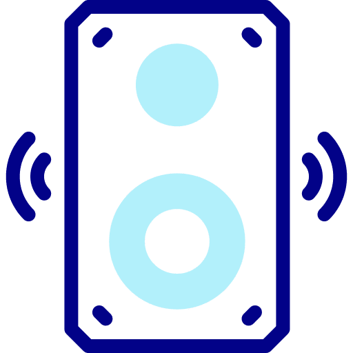 Speaker loudspeaker electronics woofer icon