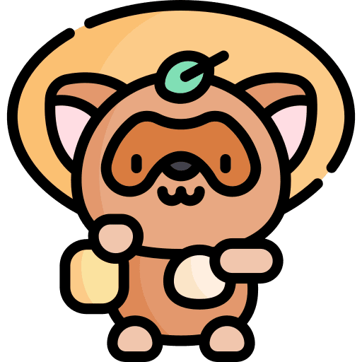 Tanuki yokai japan cultures icon