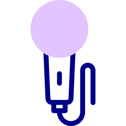 Microphone music electronics voice icon Microphone music electronics voice icon