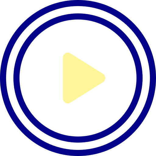 Play button movie interface video player icon