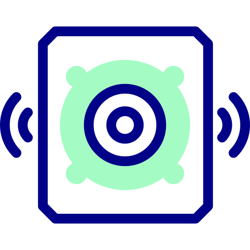 Speaker audio music woofer icon Speaker audio music woofer icon