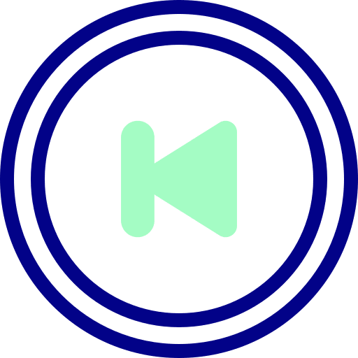 Previous track arrows back multimedia icon Previous track arrows back multimedia icon
