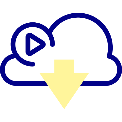 Cloud computing data multimedia direct download icon Cloud computing data multimedia direct download icon
