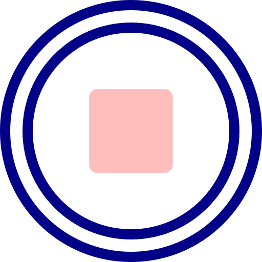 Stop button user interface music media player icon Stop button user interface music media player icon