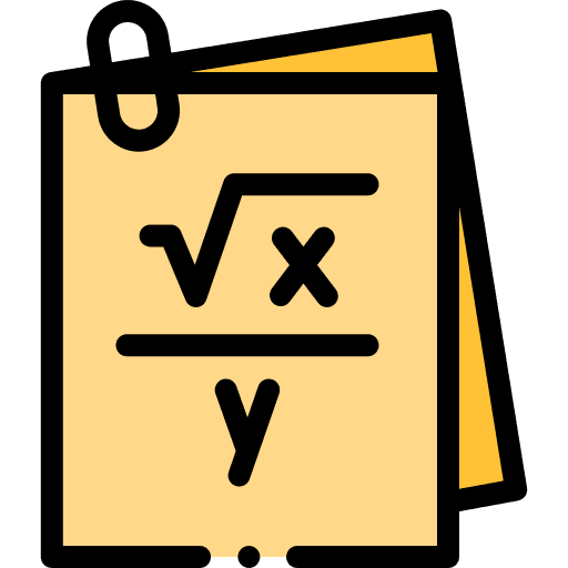 Formula formula notes mathematics icon