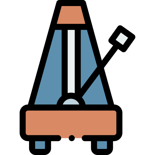 Metronome tempo metronome beat icon