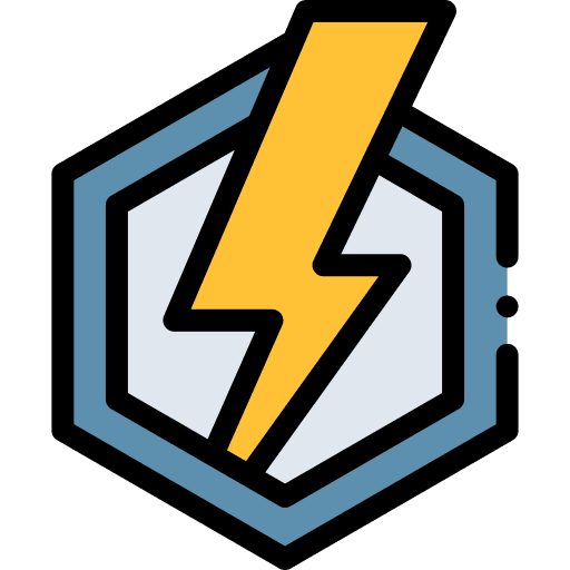 Power nuclear energy electronics physics icon