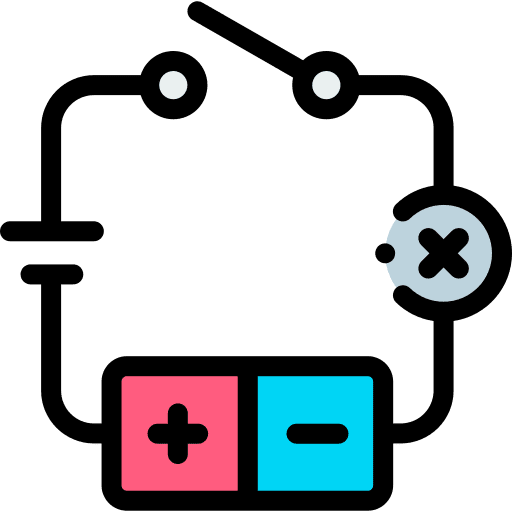 Electrical circuit scheme electrical circuit battery icon Electrical circuit scheme electrical circuit battery icon