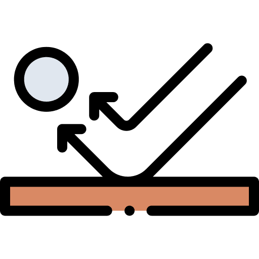 Bounce education learning physics icon Bounce education learning physics icon