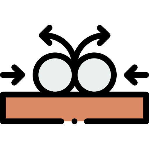 Collision movement arrows physics icon Collision movement arrows physics icon