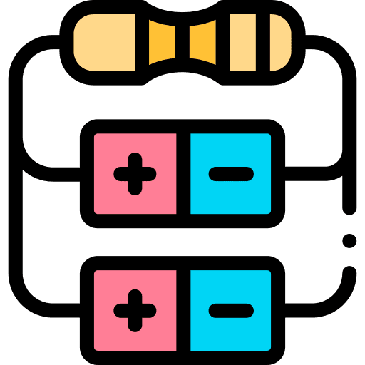 Resistor transfer technology electronics icon Resistor transfer technology electronics icon