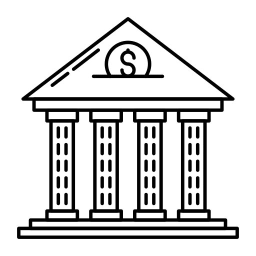 Bank money bank dollar icon