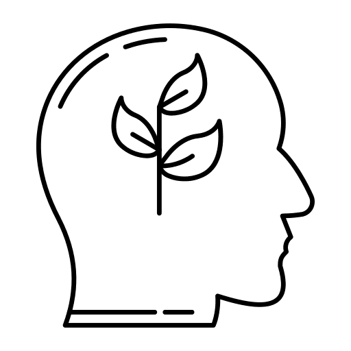 Head sustainable head ecology icon