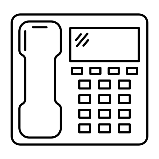 Telephone office material communications telephone icon