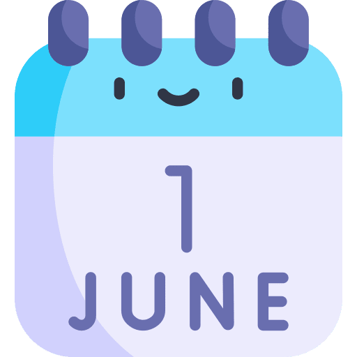 International childrens day date time and date june 1 icon International childrens day date time and date june 1 icon