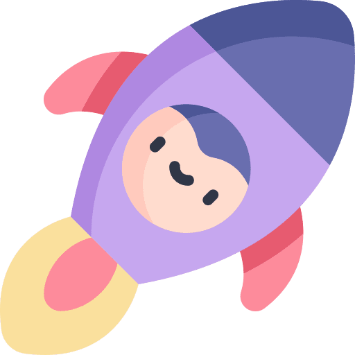 Rocket transport kid kid and baby icon Rocket transport kid kid and baby icon