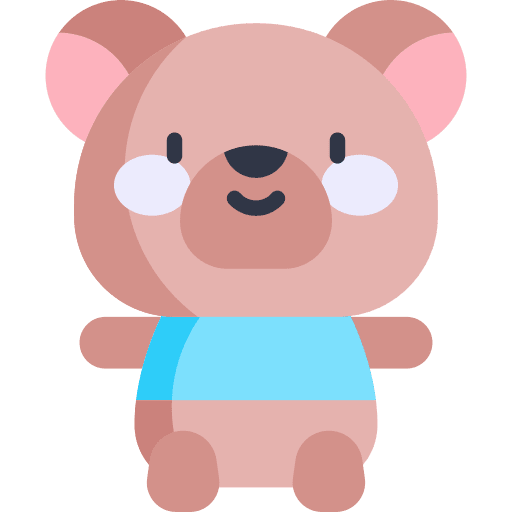 Teddy bear childhood animal puppet icon Teddy bear childhood animal puppet icon