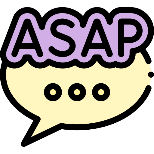 Asap communications conversation message icon Asap communications conversation message icon