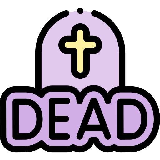 Dead cementery tomb sign icon Dead cementery tomb sign icon