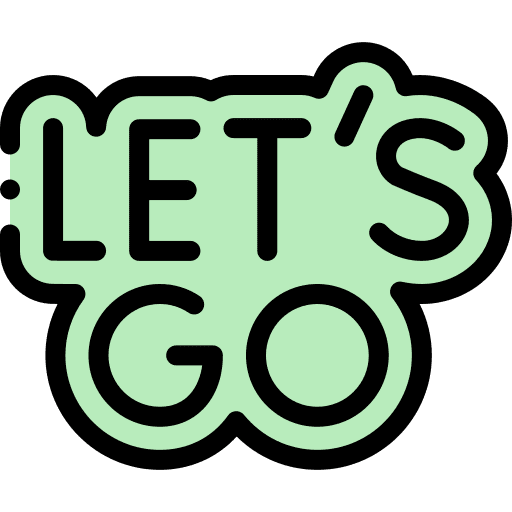 Lets go sign signaling communications icon Lets go sign signaling communications icon