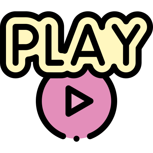 Play sign video player button icon Play sign video player button icon