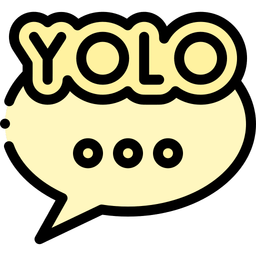 Yolo message comment speech bubble icon Yolo message comment speech bubble icon