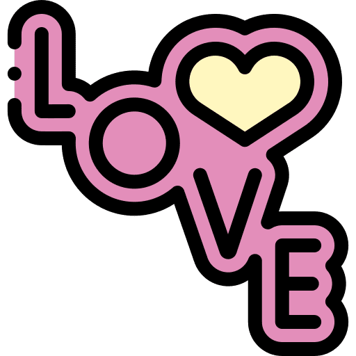Love sign heart romantic icon Love sign heart romantic icon