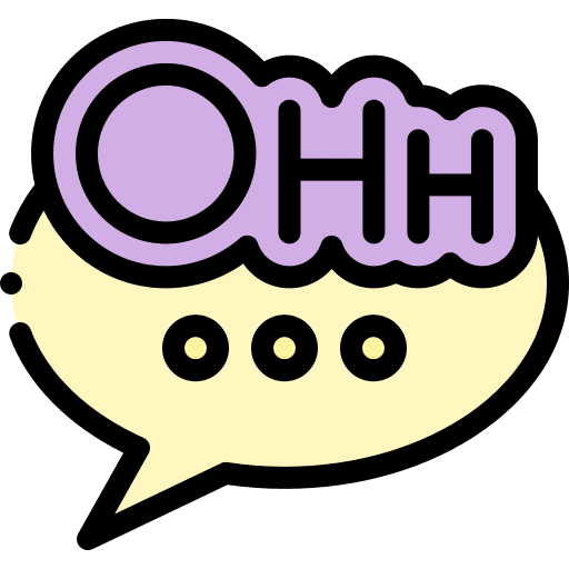 Ohh conversation slang message icon Ohh conversation slang message icon