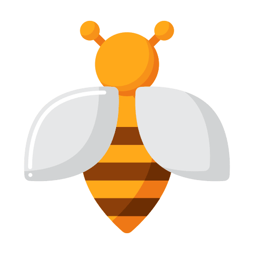 Bees wasp insect bee icon