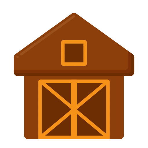 Barn garden agriculture farms icon