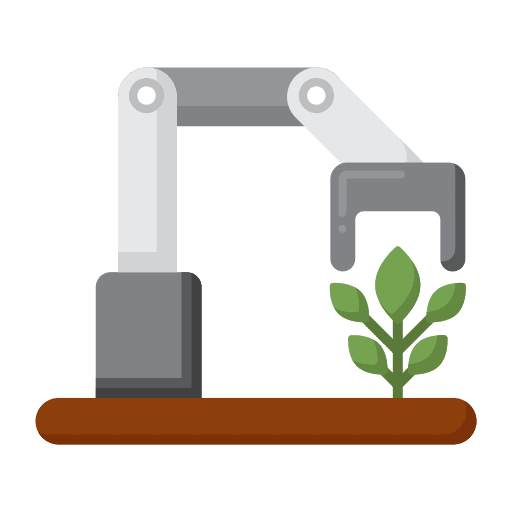 Robotics robots agriculture farming icon