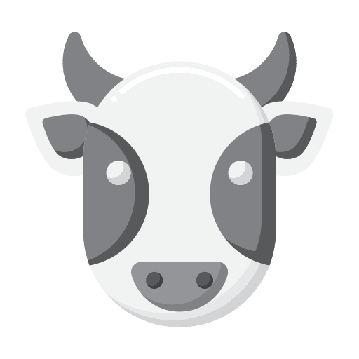 Cow smart farm farm cows icon