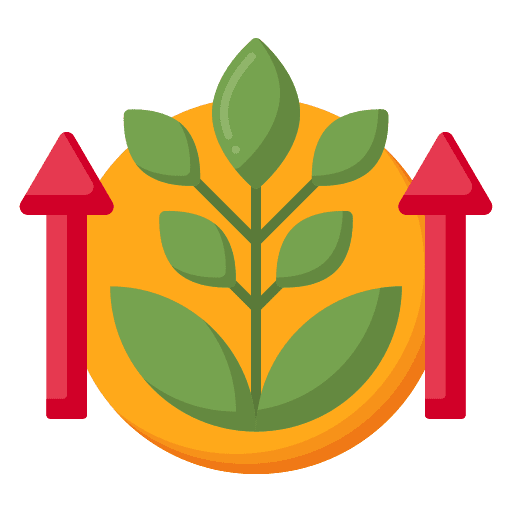 Farm farm eco friendly environment icon