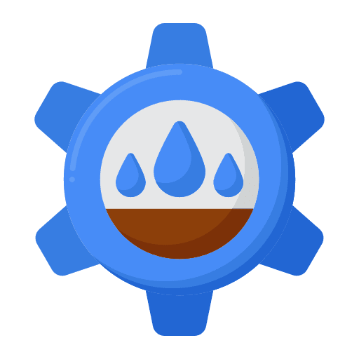 Irrigation system nature watering irrigate icon