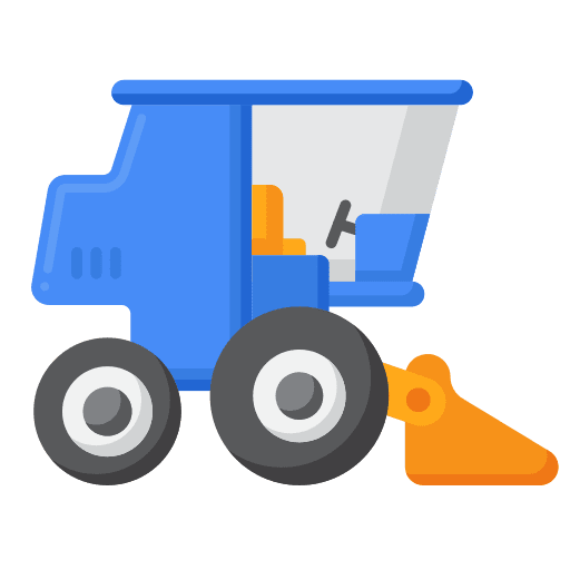 Combine harvester harvester heavy vehicle vehicle icon