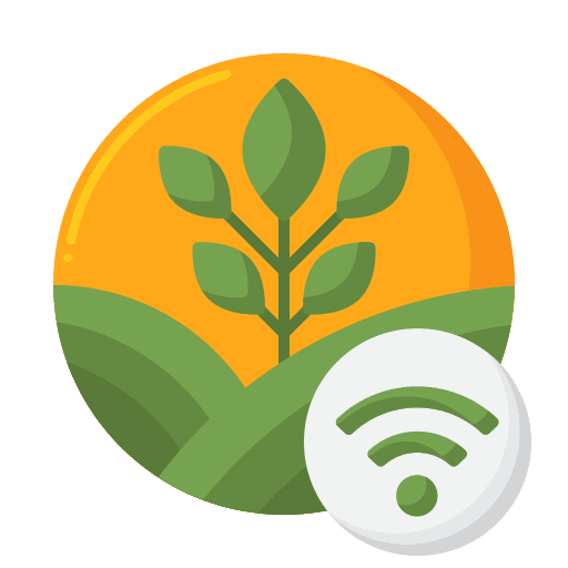 Farming garden smart farm smart icon
