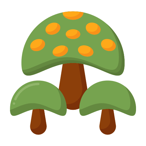 Mushrooms nature autumn mushrooms icon