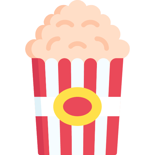 Popcorn entertainment snack corn icon Popcorn entertainment snack corn icon