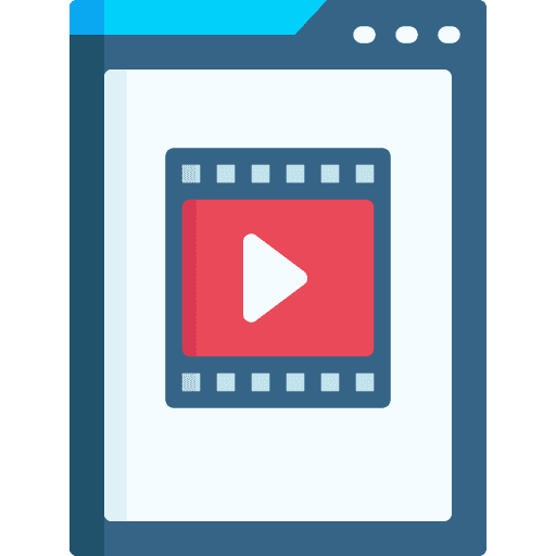 Tablet media player video player icon Tablet media player video player icon