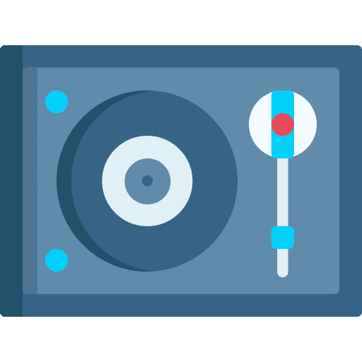 Turntable record player music record music player icon Turntable record player music record music player icon