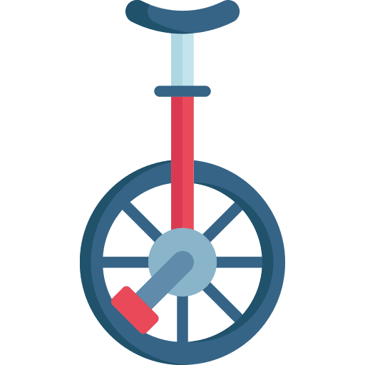 Unicycle unicycle monocycle fairground icon Unicycle unicycle monocycle fairground icon