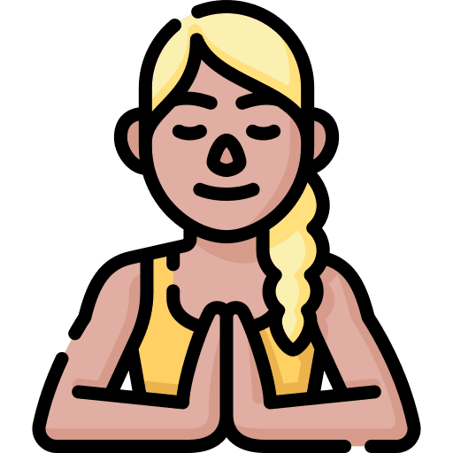 Namaste asian oriental namaste icon