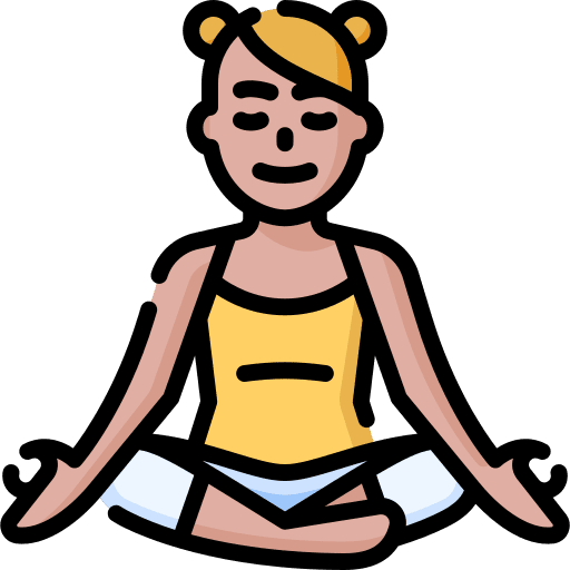 Yoga pose exercise woman yoga pose icon