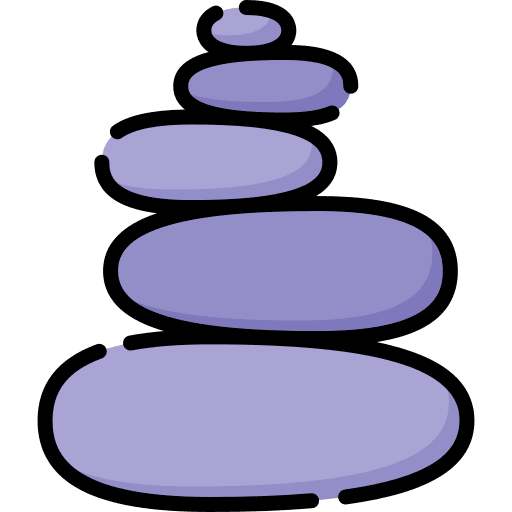 Stones nature zen spa icon