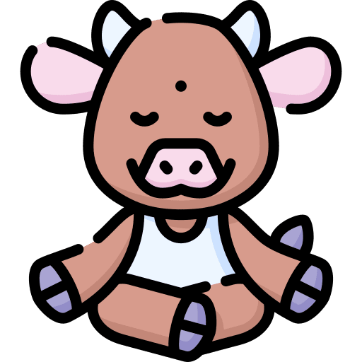 Yoga yoga mascot people icon