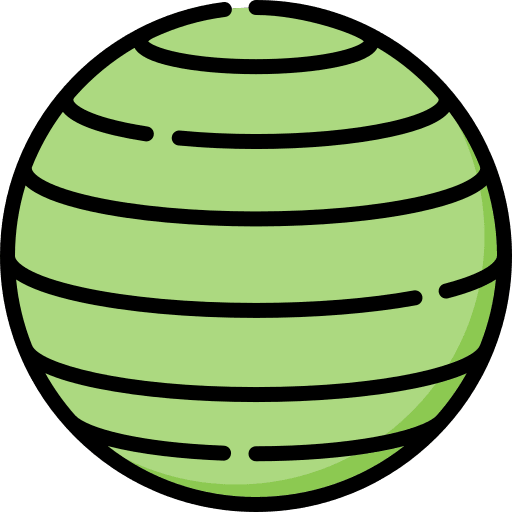 Fitball fitness ball fitball ball icon