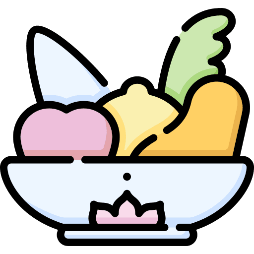 Healthy food vegetarian healthy food bowl icon