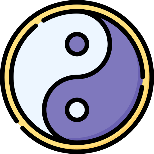 Yin yang spiritual cultures taoism icon