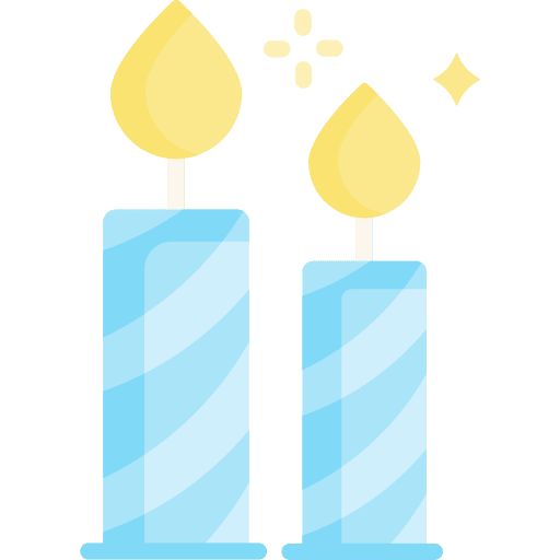 Birthday candle ornament candles decoration icon Birthday candle ornament candles decoration icon